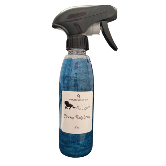 Gallop Glitter - Shimmer Body Spray in Teal