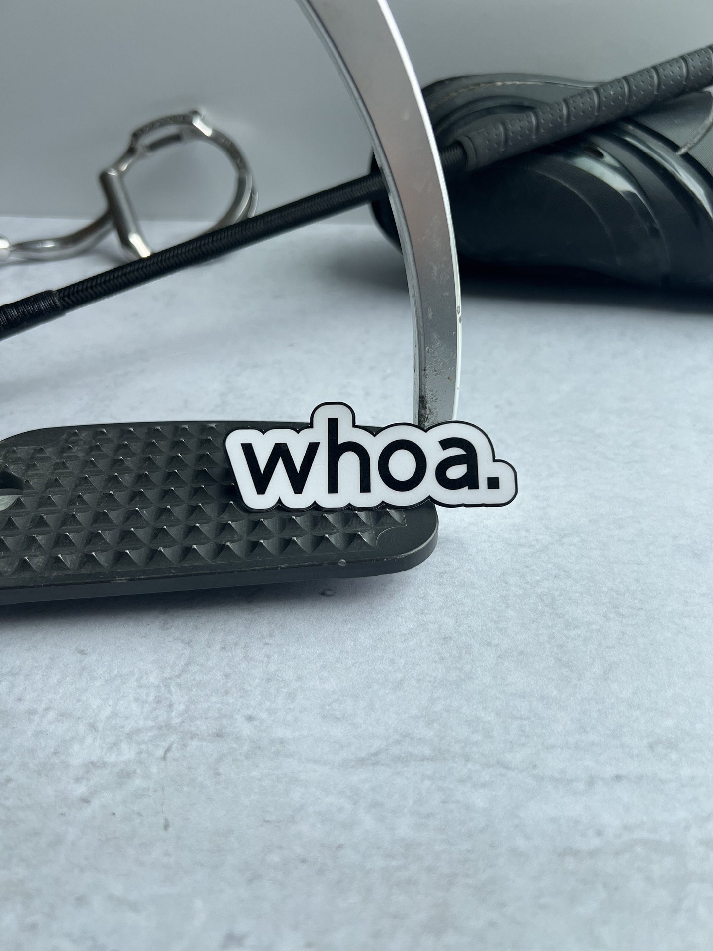 Black and white whoa sticker by Armor Equestrian