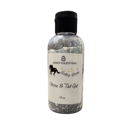 Gallop Glitter - Mane and Tail Gel in Silver