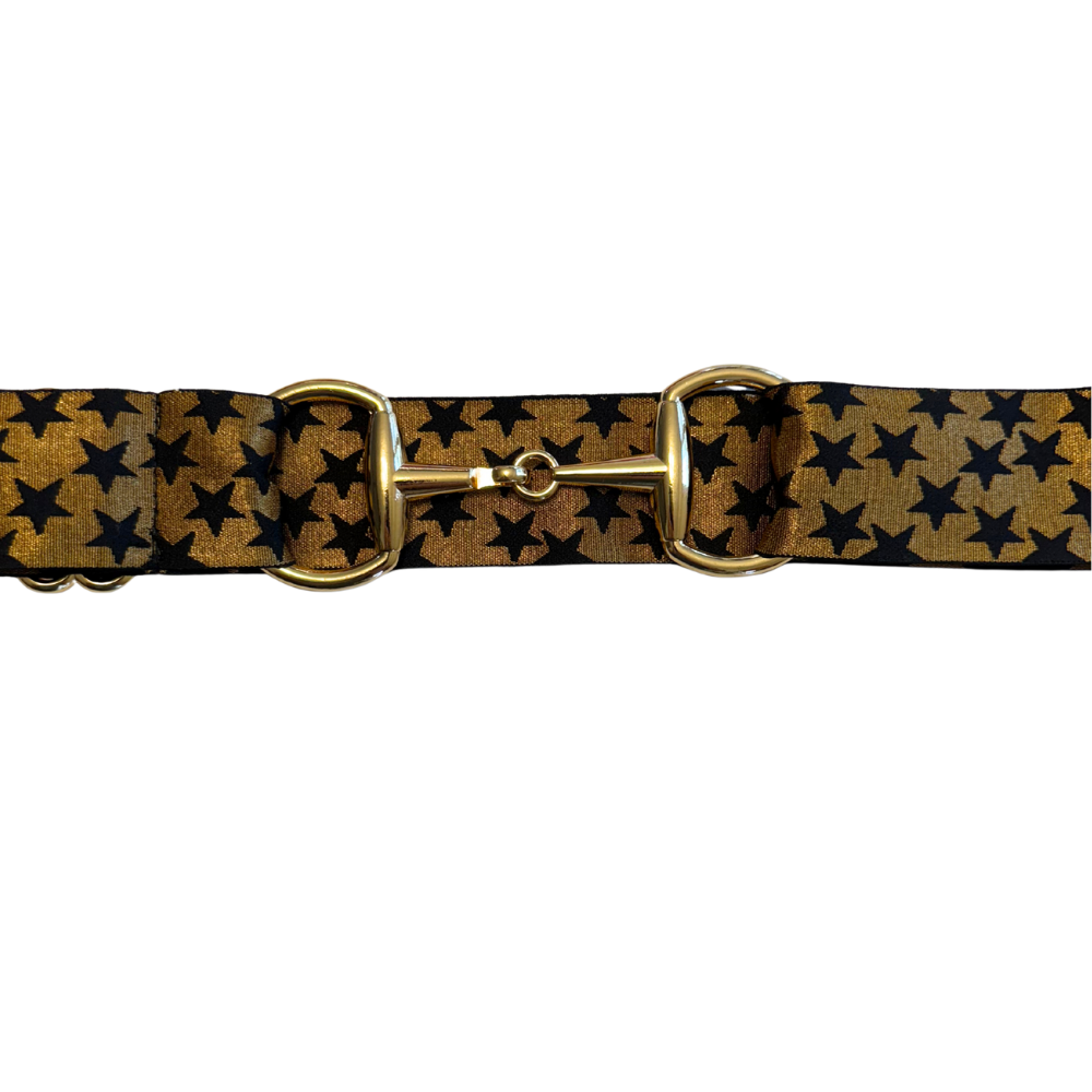 Gold and Black Star/Gold Buckle