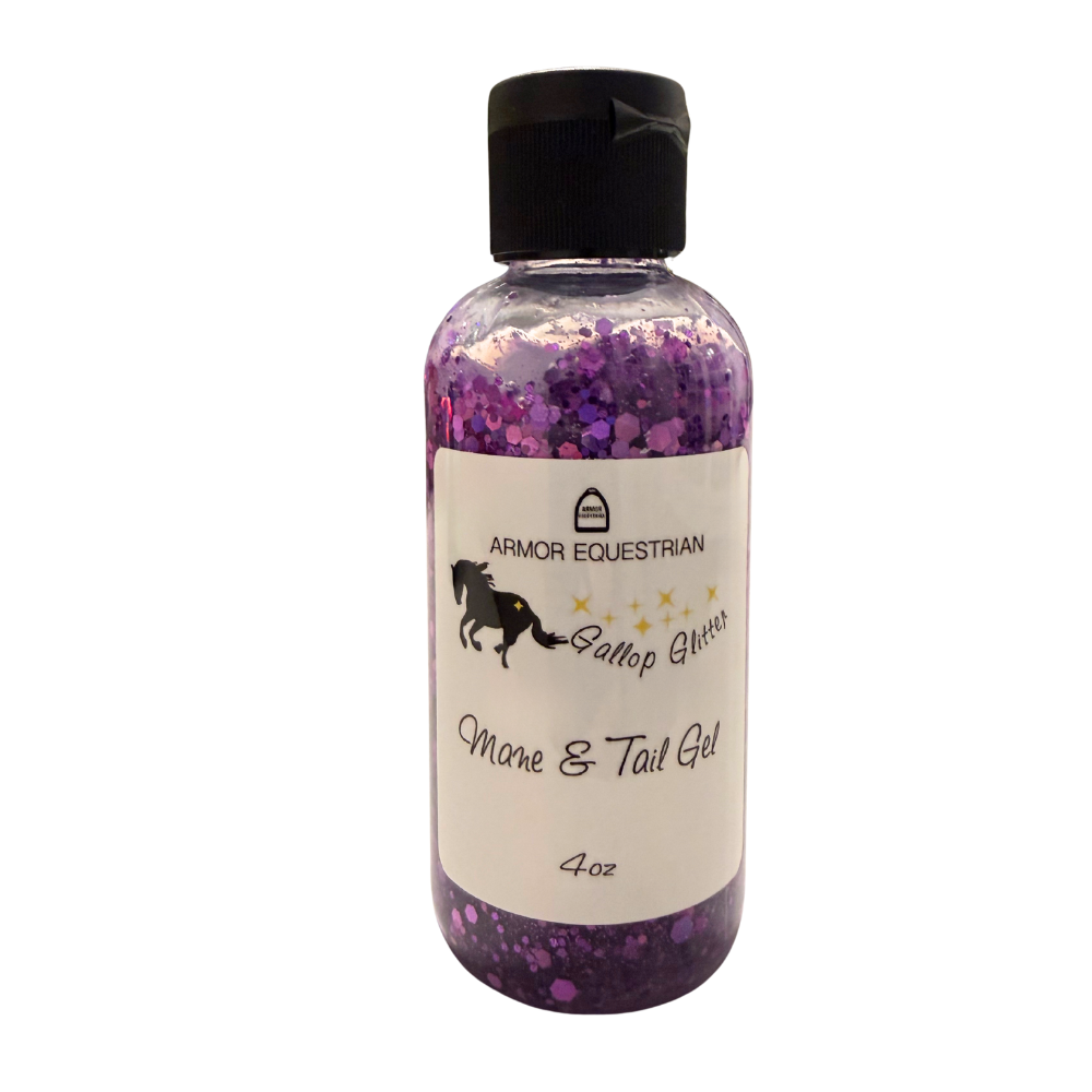 Gallop Glitter - Mane and Tail Gel in PURPLE