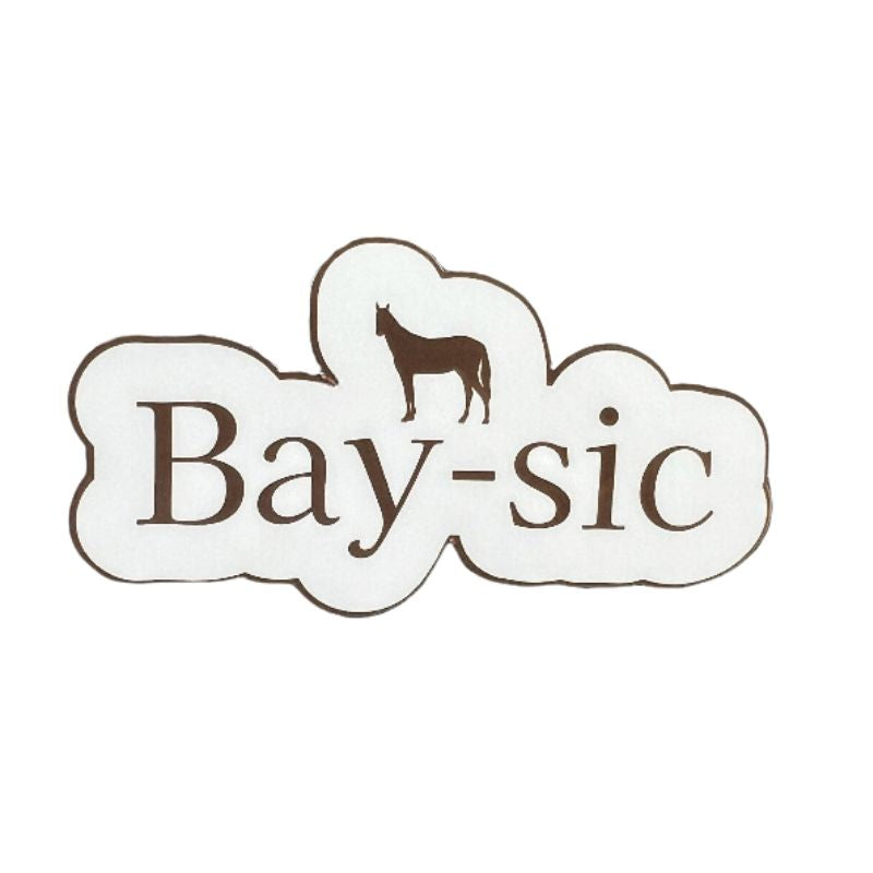 Bay-sic Bay Horse Sticker