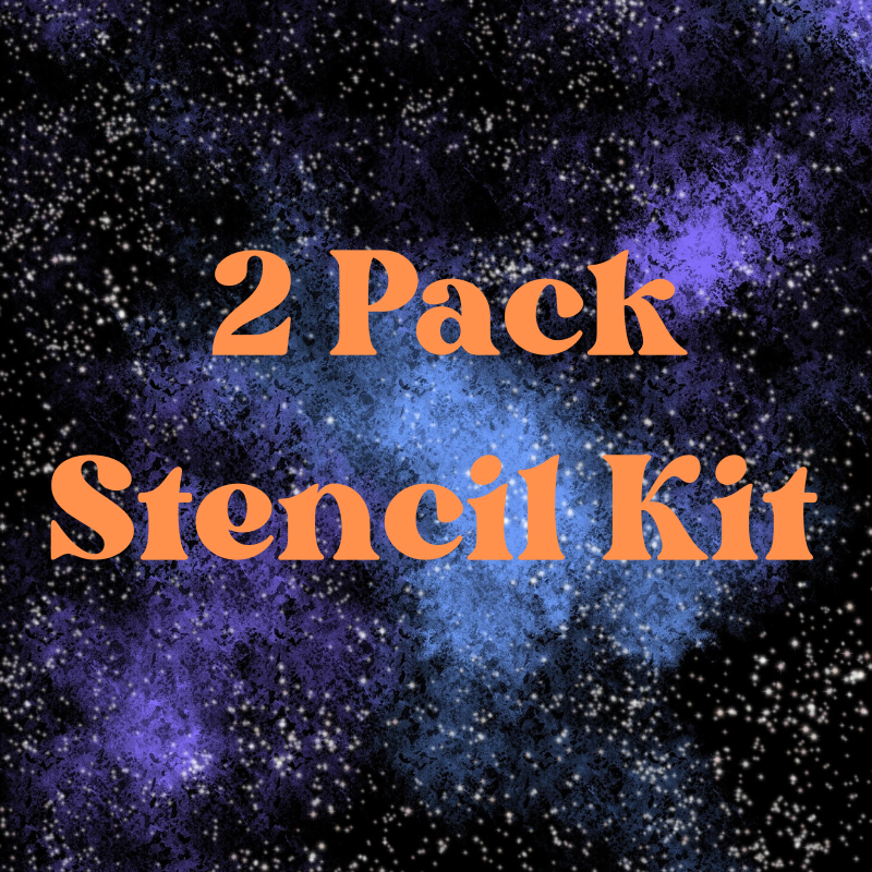 cover photo for 2 pack stencil kit