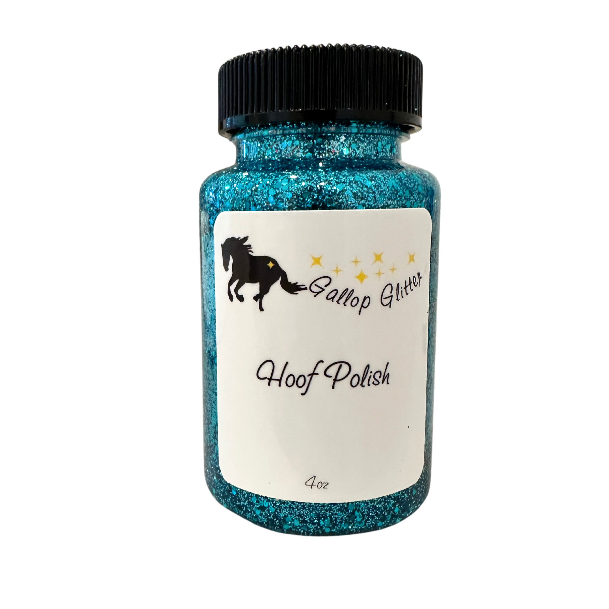 Gallop Glitter Hoof Polish in Teal