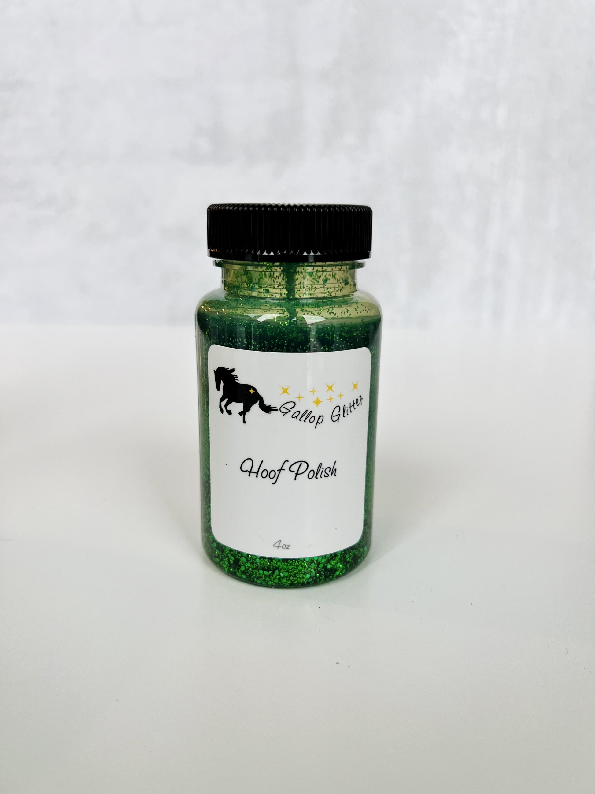 Gallop Glitter Sparkly Green Hoof Polish