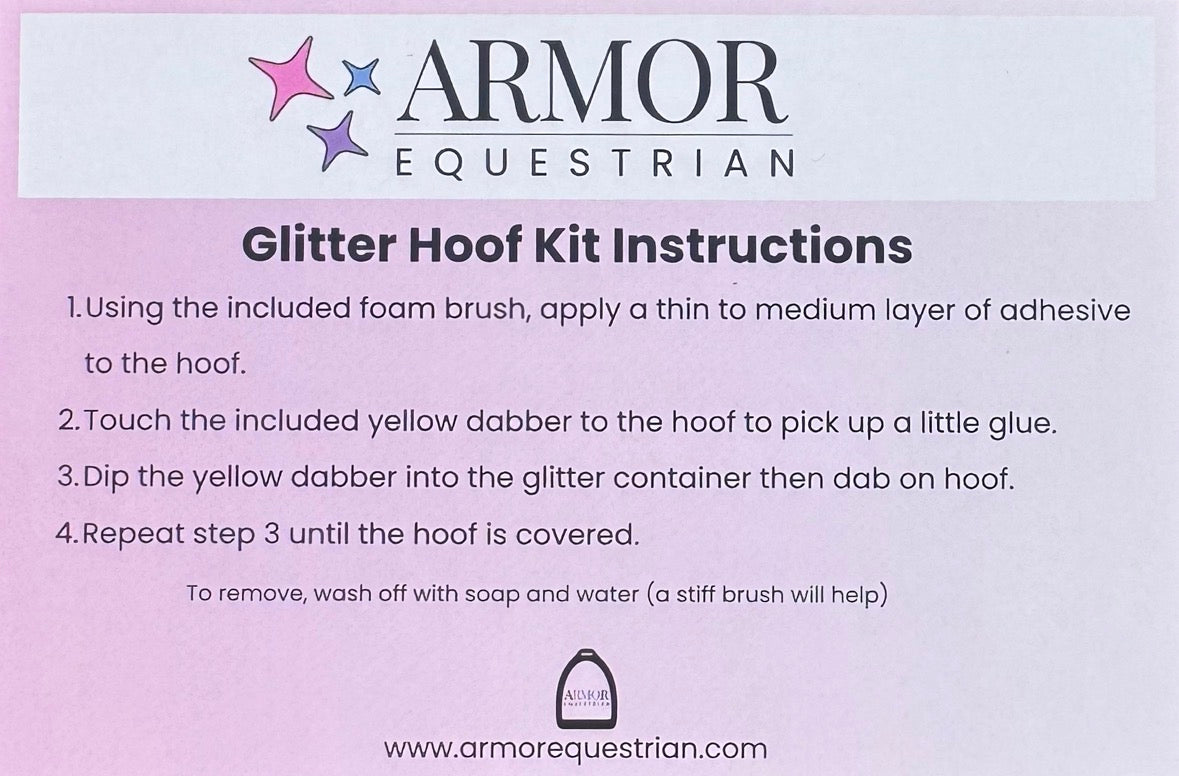 Gallop Glitter Hoof Kit
