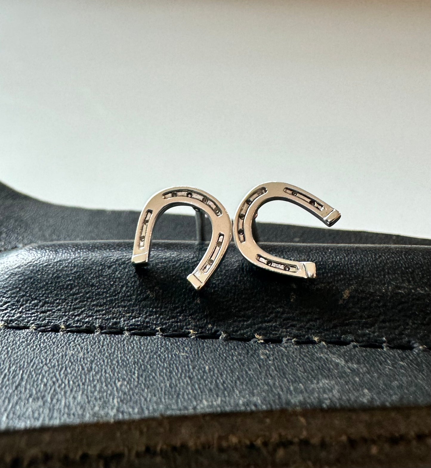 Sterling Silver Horseshoe Earrings