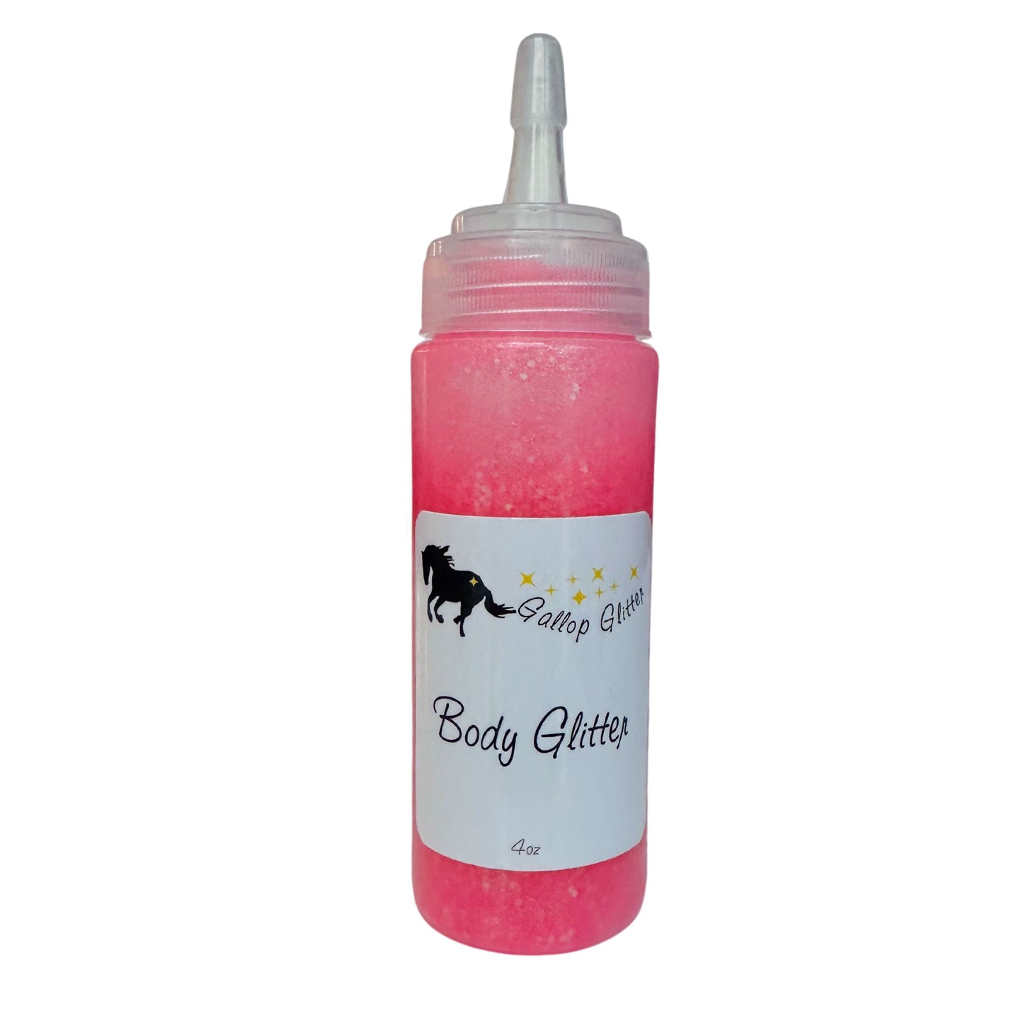 Body of Gallop Glitter Body Glitter for horses in pink