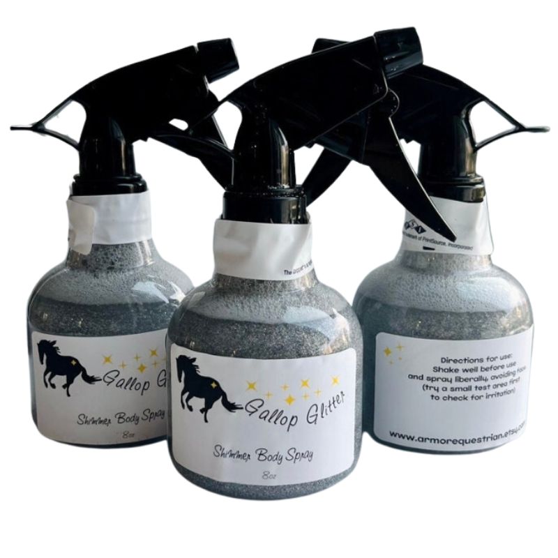 Silver Gallop Glitter Shimmer Body Spray for Horses