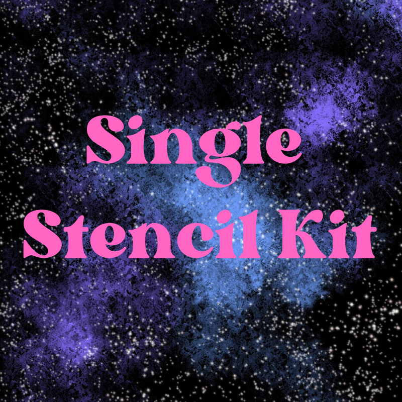 Cover photo of Gallop Glitter Single Stencil Kit