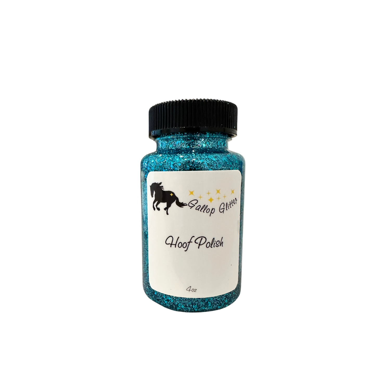 Gallop Glitter Teal Hoof Polish