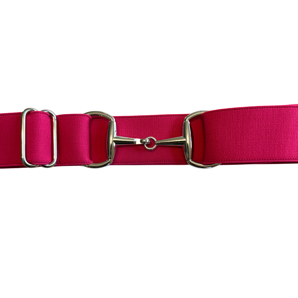 Bright Pink/Silver Buckle