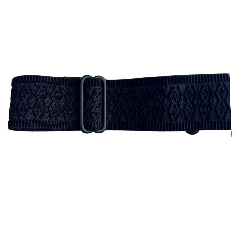 Black Jacquard Equestrian Belt