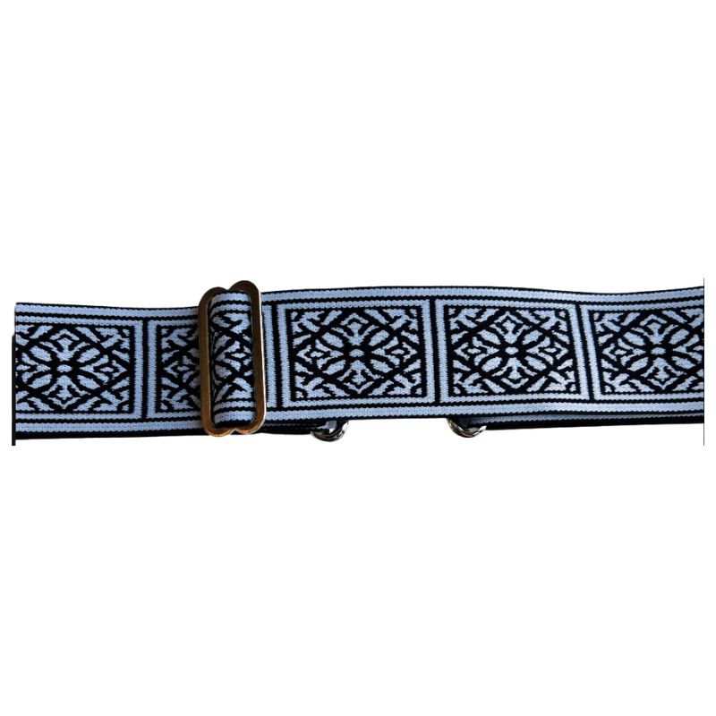 Black and White Equestrian Belt