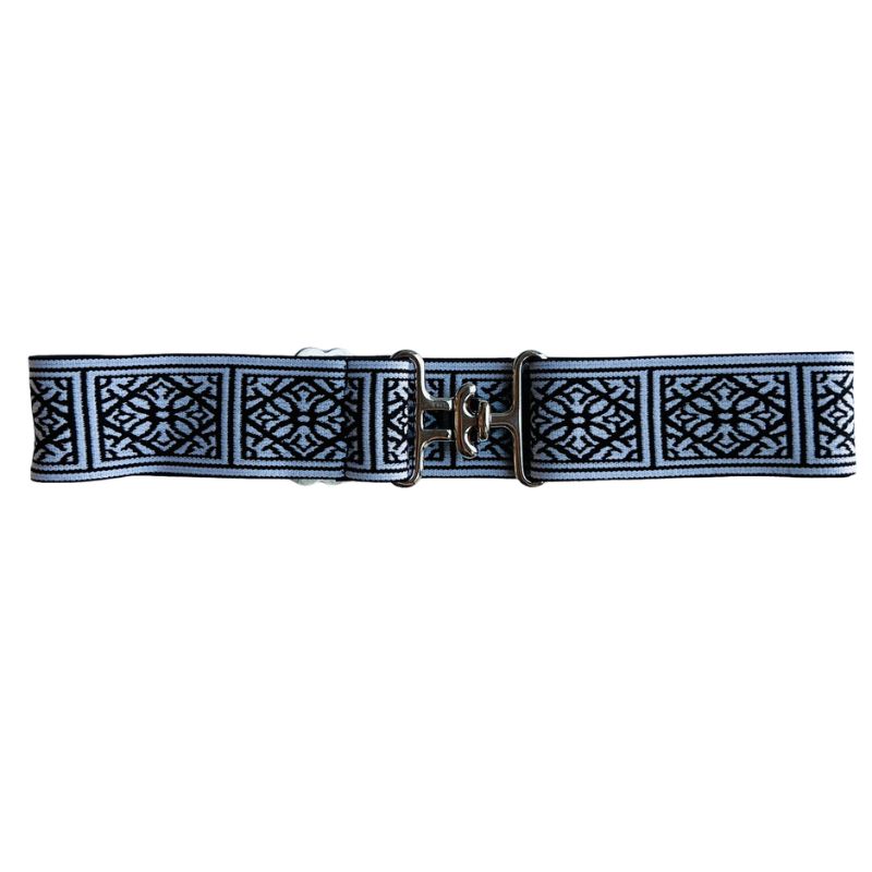 Black and White Equestrian Belt