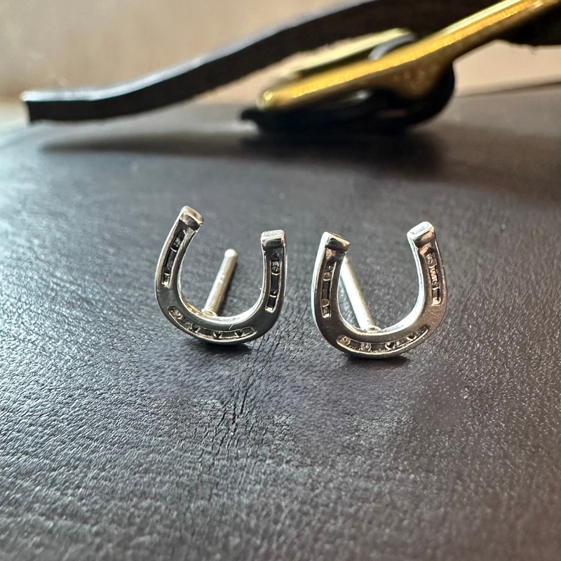 Sterling Silver Horseshoe Earrings