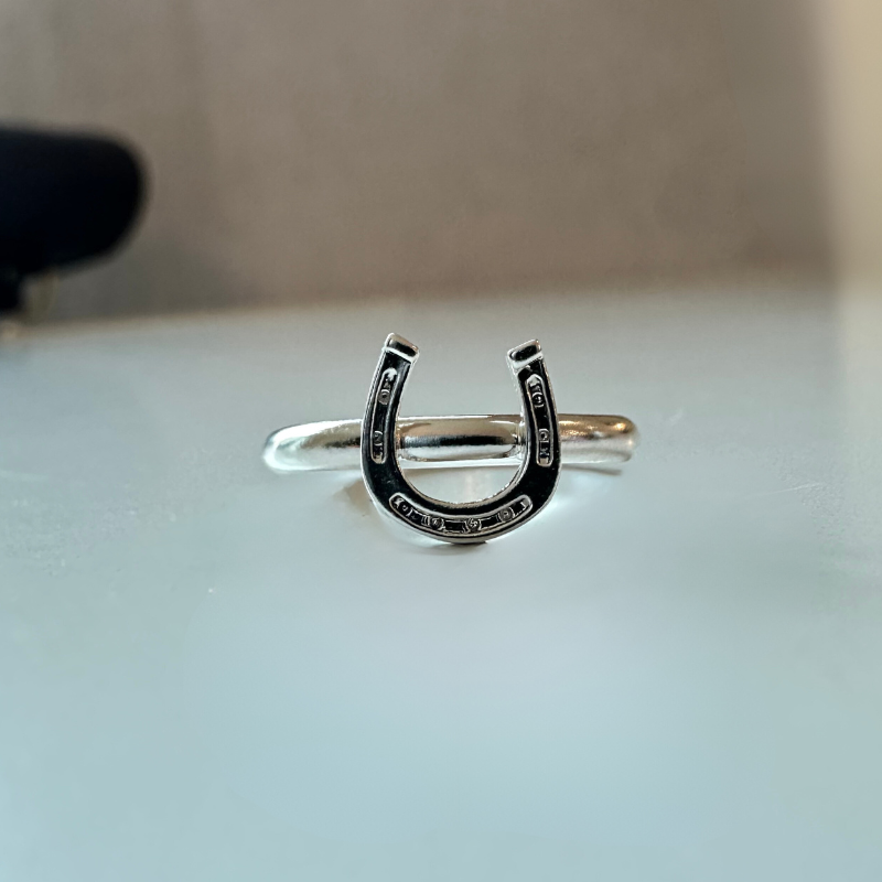 Sterling Silver Horseshoe Ring