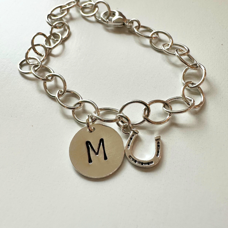 Initial Charm Bracelet