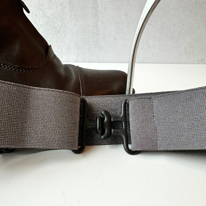 Sparkly Gray Equestrian Belt