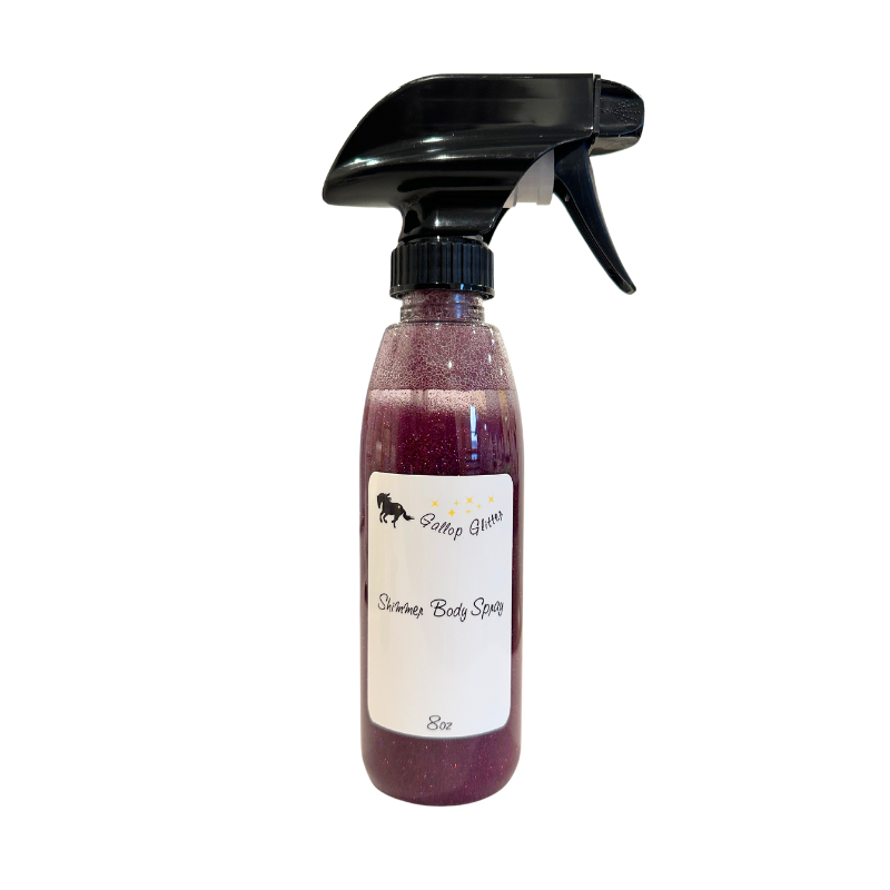 Gallop Glitter - Shimmer Body Spray in PURPLE