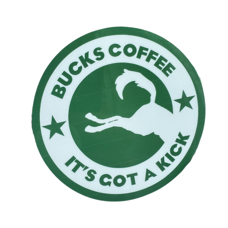 Bucks Coffee - Equestrian Horse Sticker