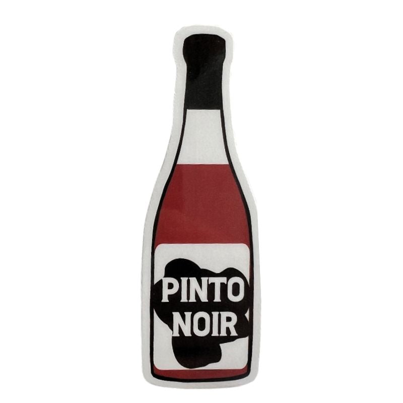 Pinto Noir Sticker - Horse Wine Sticker