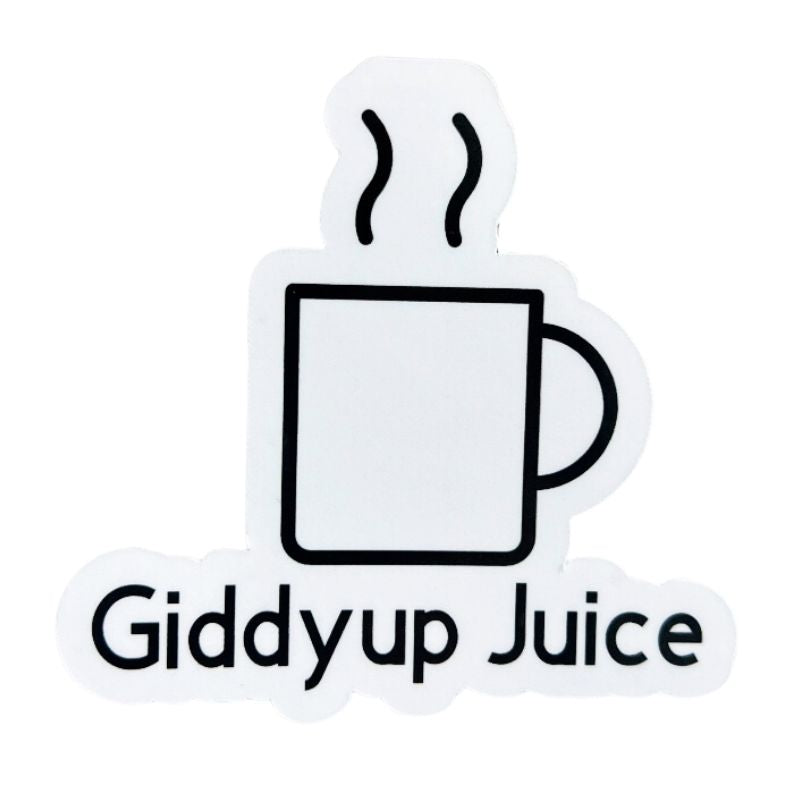 Giddyup Juice Equestrian Horse Sticker