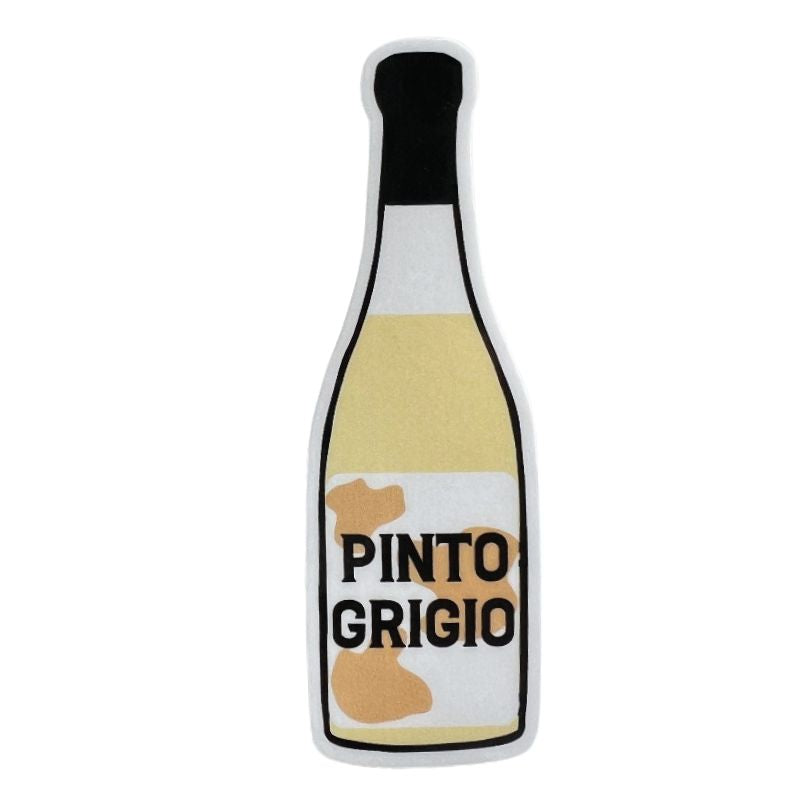 Pinto Grigio Sticker - Horse Wine Sticker