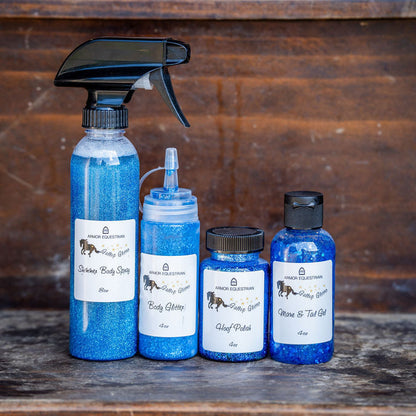 Gallop Glitter - Shimmer Body Spray in BLUE