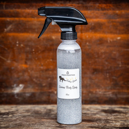 Shimmer Body Spray in SILVER