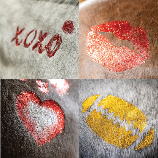 Gallop Glitter Stencil Kit - 4 Pack