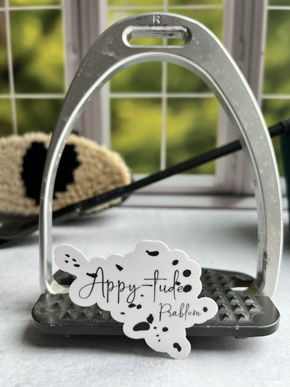 Appytude Sticker on background