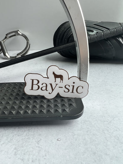 Bay Horse Bay-sic Sticker